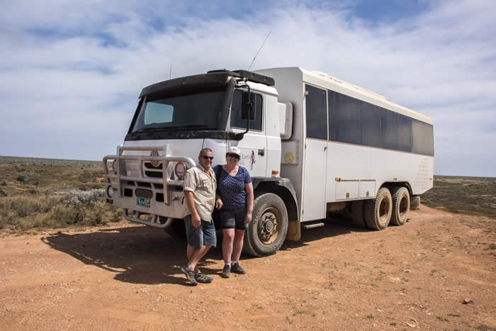 Us with our 6WD coach