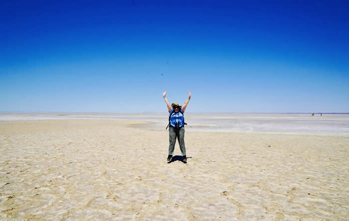 Walking on Kati-Thanda Lake Eyre